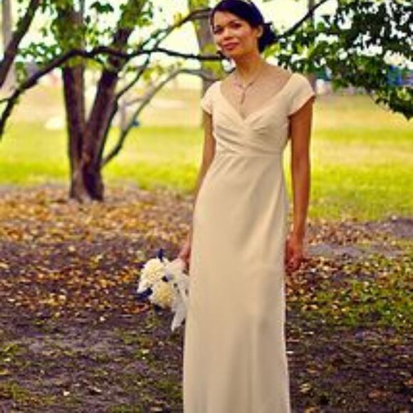 J. Crew Cecelia Ivory Dress Size 4 Women - Picture 3 of 11